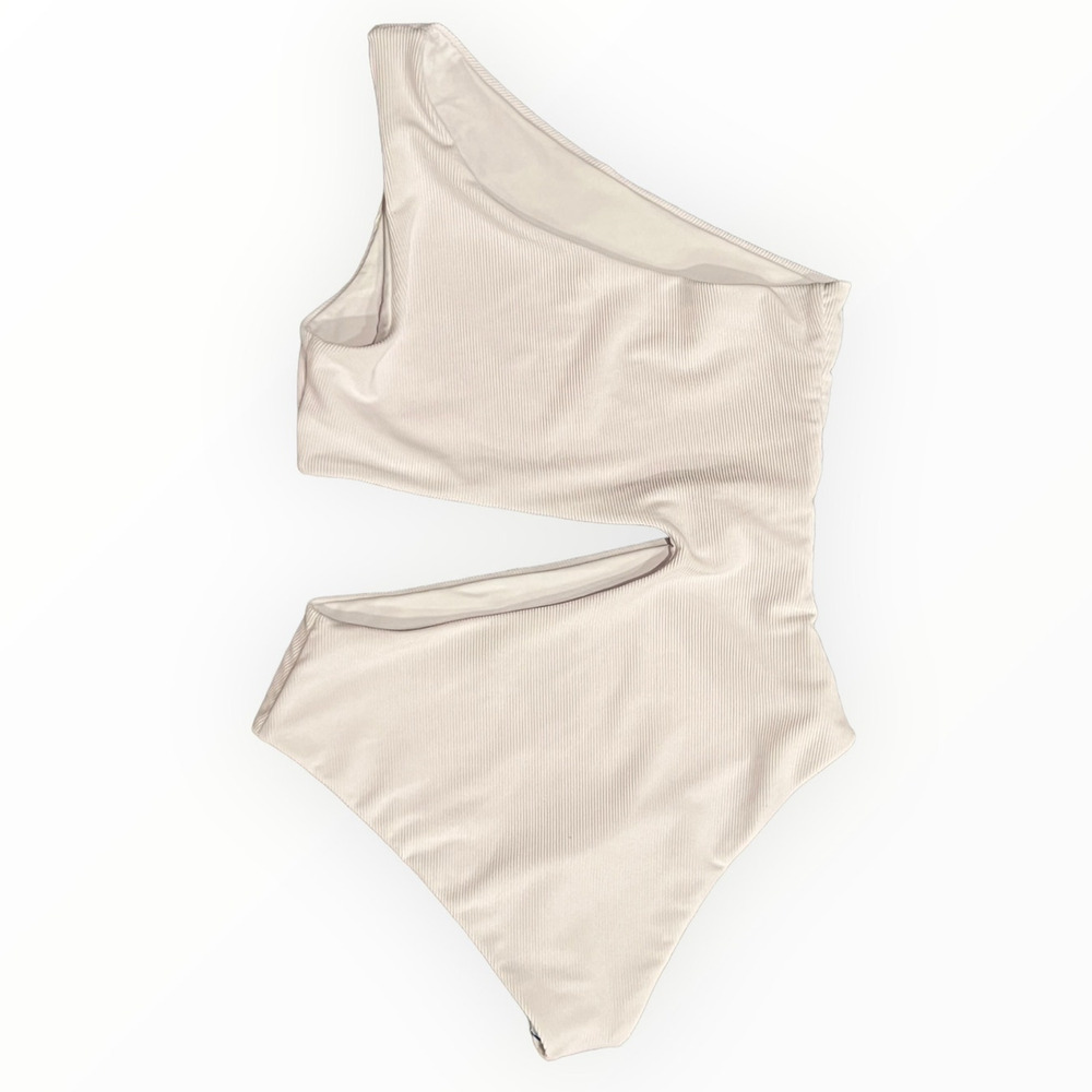 NEW Beach Riot Celine Ribbed One-Piece Size Medium - Picture 4 of 8